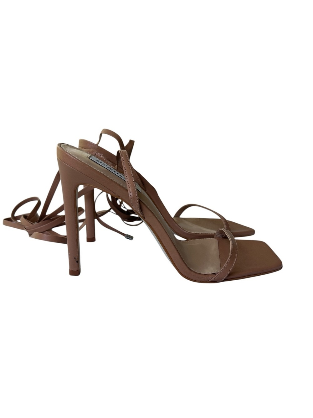 Steve Madden Tan Brown Strappy Heels - Picture 4 of 7